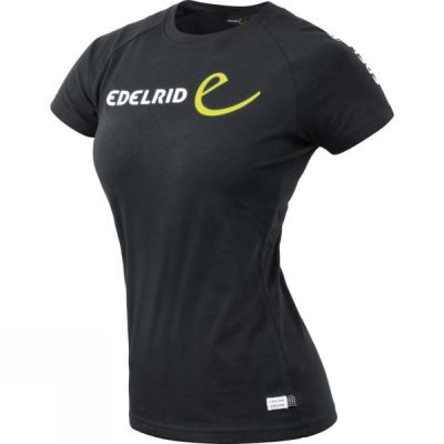 Tee Edelrid Edelrid Logo Mujer - Negras - Chile XPK478069